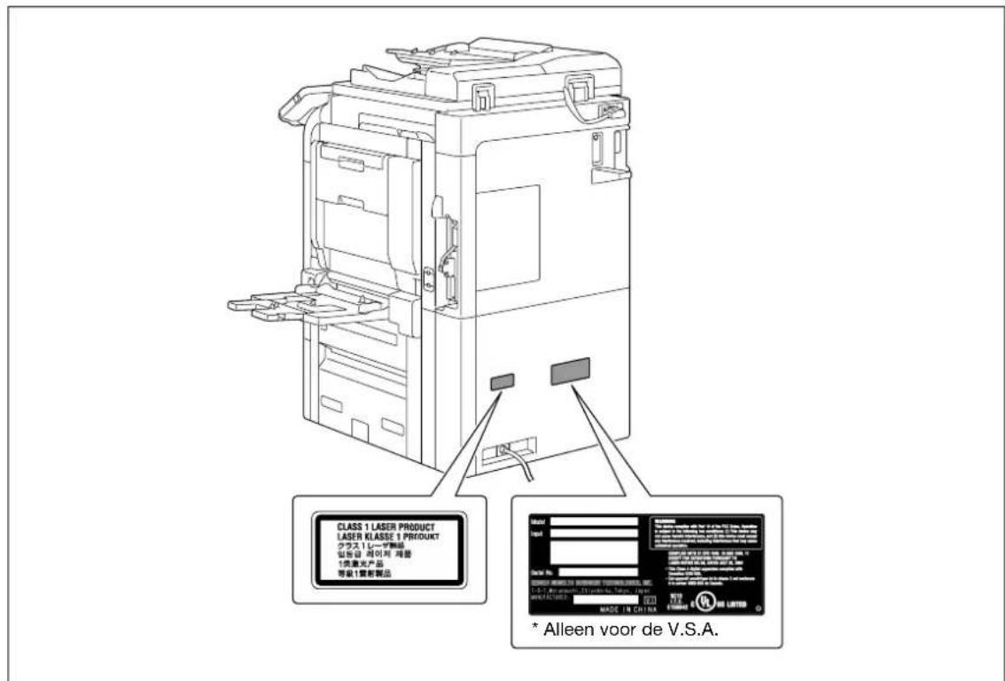 Océ CS231 - Laserveiligheidslabel - 1