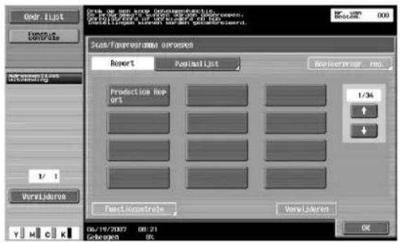 Océ CS231 - Een programma-adres opgeven en een fax verzenden - 4