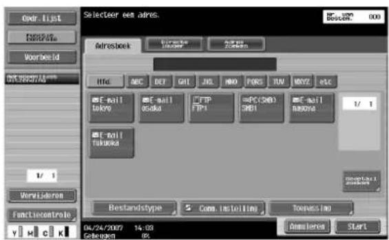Océ CS231 - Een document verzenden - 3