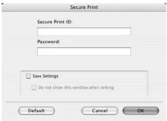 Océ CS231 - Secure Print - 1