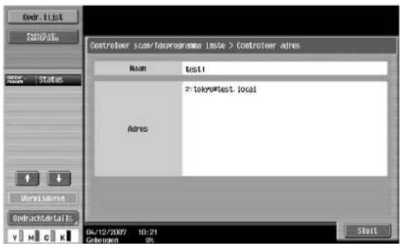 Océ CS231 - Een scan/faxprogramma oproepen - 5