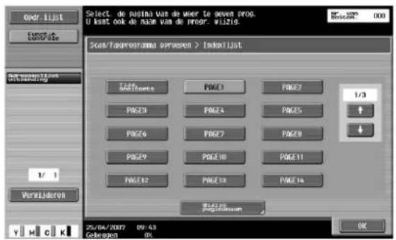 Océ CS231 - Een programma-adres opgeven en een fax verzenden - 3