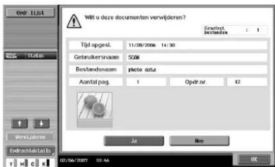 Océ CS231 - Een document verwijderen - 3