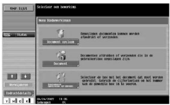 Océ CS231 - Een document afdrukken (Modus 1) - 1