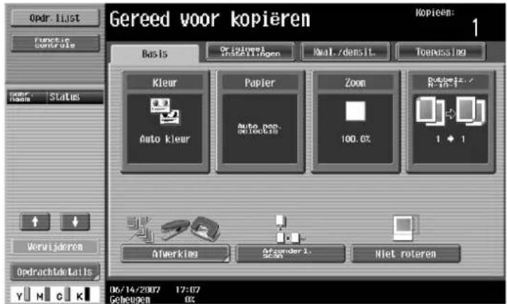 Océ CS173 - Het papierformaat automatisch detecteren (instelling "Auto detectie") - 1