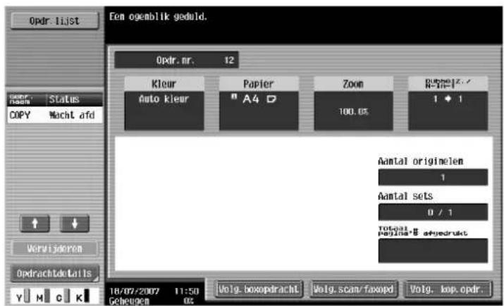 Océ CS173 - Druk op de knop [Start]. - 1