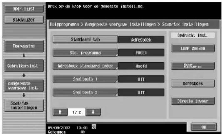 Océ CS173 - Standaard tab - 1