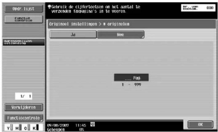 Océ CS173 - Totaal Aantal pagina's (# originelen) (Snel Geheugen TX) (G3) - 1