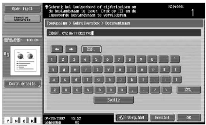 Océ CS173 - Het gescande origineel opslaan in een gebruikersbox (functie "Opslaan in mailbox") - 6