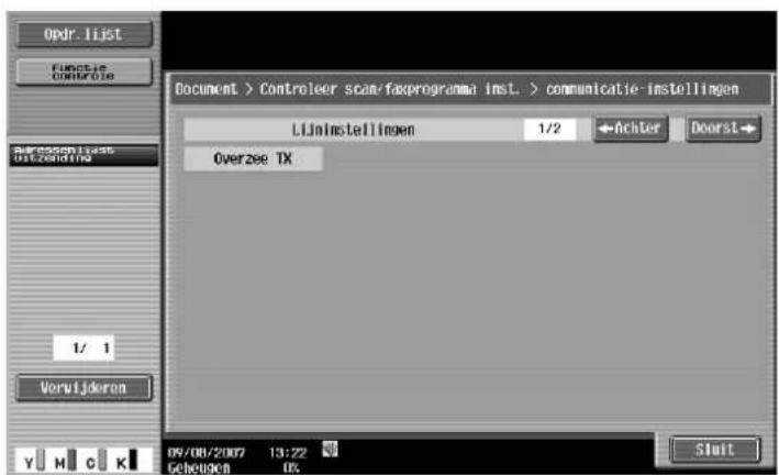 Océ CS173 - Functiecontrole – Communicatie-instellingen - 1