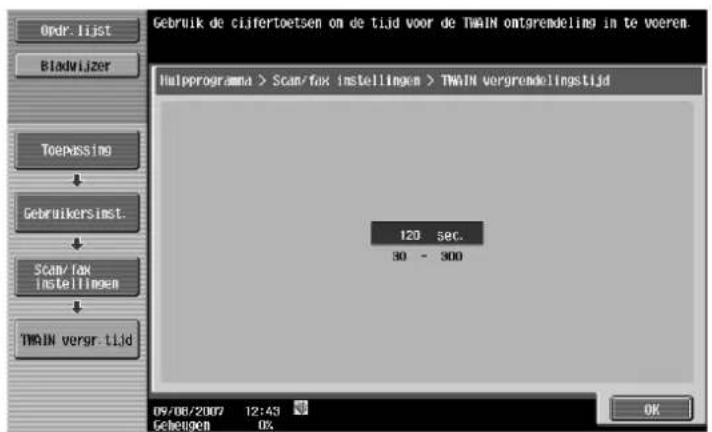 Océ CS173 - TWAIN vergr.tijd - 1
