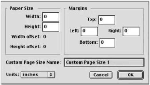 Océ CS173 - Custom Page Size instellen - 1