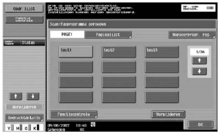 Océ CS173 - Een programma oproepen - 3
