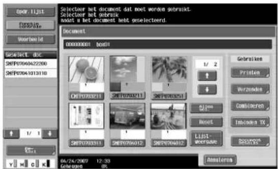 Océ CS173 - Documenten in gebruikersboxen afdrukken - 5
