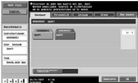 Océ CS173 - Openbare/persoonlijke/groepsgebruikersbox - 1