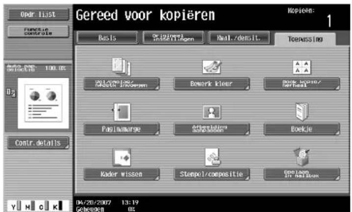 Océ CS173 - Afzonderlijke kopieën van elke pagina in een opengespreide pagina maken (functie "Boek kopie") - 3