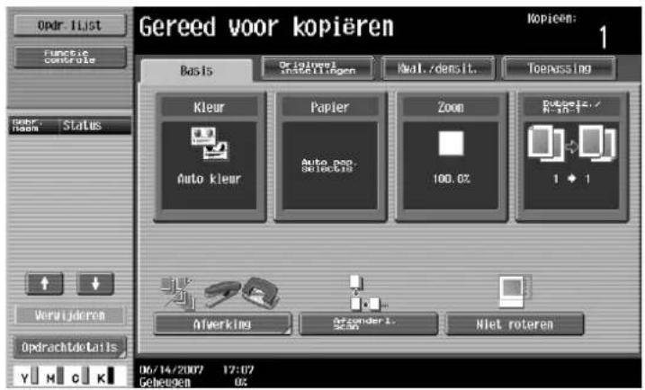 Océ CS173 - De zoomfactor van het origineel opgeven (instelling "Volledig formaat") - 1
