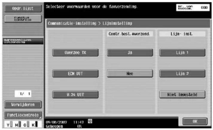 Océ CS173 - Lijninstellingen (G3) - 1