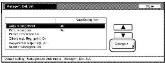 Océ OP1040 - ●Copier function management ON/OFF (kopieerfunctiebeheer aan/uit) - 2