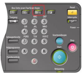 Box Extra scan FanScan Kopie Torgang 1 2 3 GFR JL KMO 4 5 6 Gelmaer/Amits PORS TIN VVYZ 7 8 9 Husprogramma 0 Fandecanbole ABC DEF Voorbeidende Start Reset Interrupte Power — Step Negroing