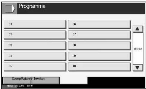 Océ OP1130 - Programmascherm - 3