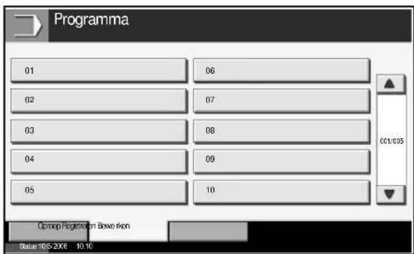 Océ OP1130 - Programmascherm - 2