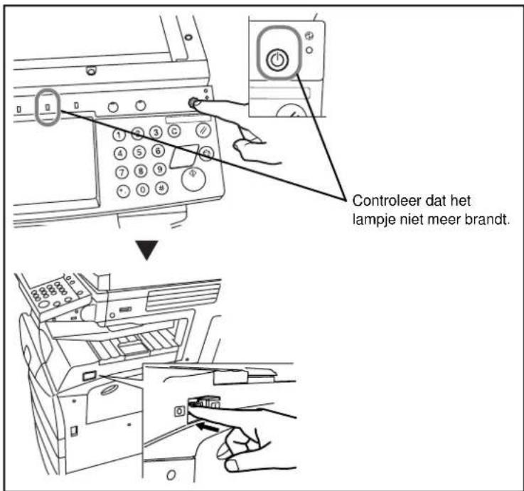 Océ OP1130 - De LAN-kabel aansluiten (optioneel) - 1