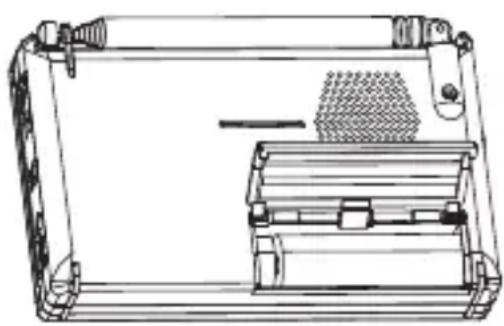 AKAI ADTS 06 - Inzetten van de batterijen - 1