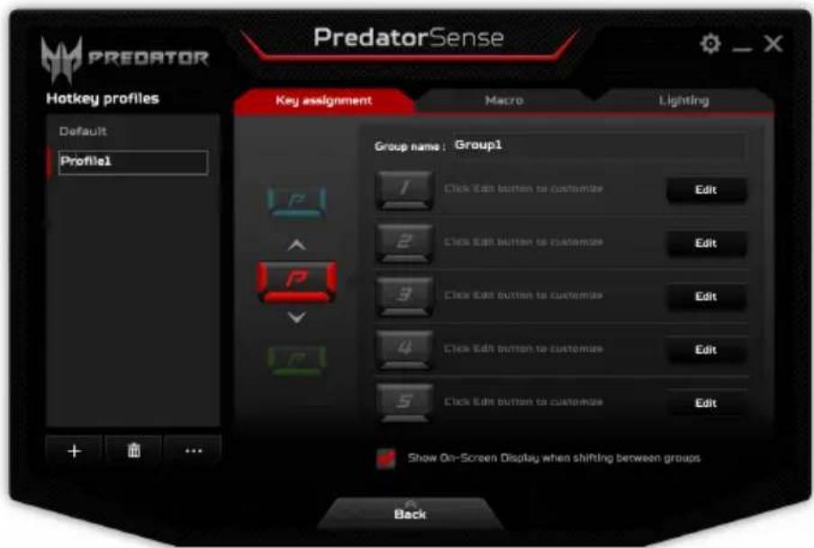 ACER Predator 15 G9-592 - Een nieuw profiel maken - 2