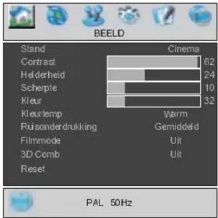 HITACHI 37LD6600A - Beeldmenu - 1
