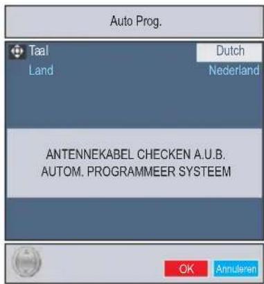 HITACHI 37LD6600A - A.P.S. (Automatisch Programmeersysteem) starten - 1