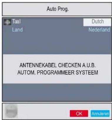 HITACHI 32LD6600A - A.P.S. (Automatisch Programmeersysteem) starten - 1