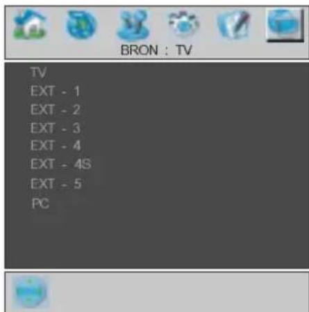 BRON : TV TV EXT - 1 EXT - 2 EXT - 3 EXT - 4 EXT - 4S EXT - 5 PC