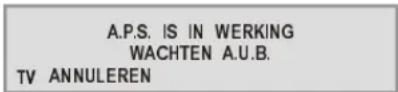 HITACHI CL29F60S - A.P.S. (Automatisch programmeersysteem) - 2