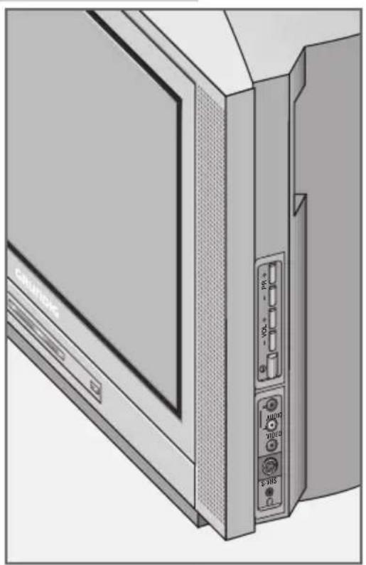GRUNDIG MFW 70-2510 - De voorkant van het televisietoestel - 1