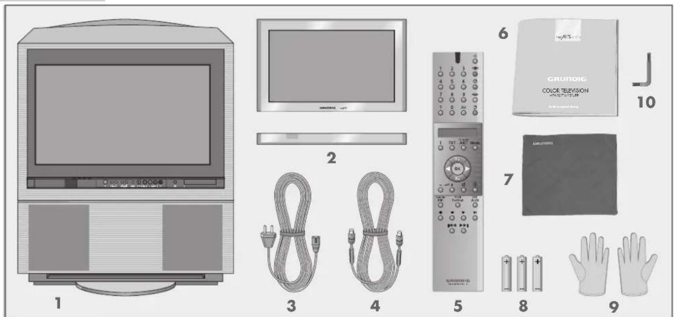 GRUNDIG MFW 82 720 9 DVD - Inhoud verpakking - 1