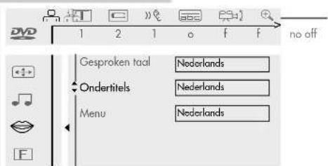 1 2 1 o f f no off Gesproken taal Nederlands Ondertitels Nederlands Menu Nederlands