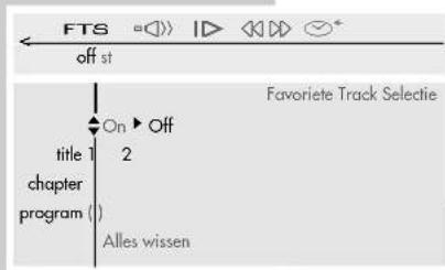 FTS off st On Off Favorite Track Selectie title 1 2 chapter program () Alles wissen
