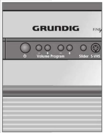 GRUNDIG FINE Volume Program Slider S-VHS