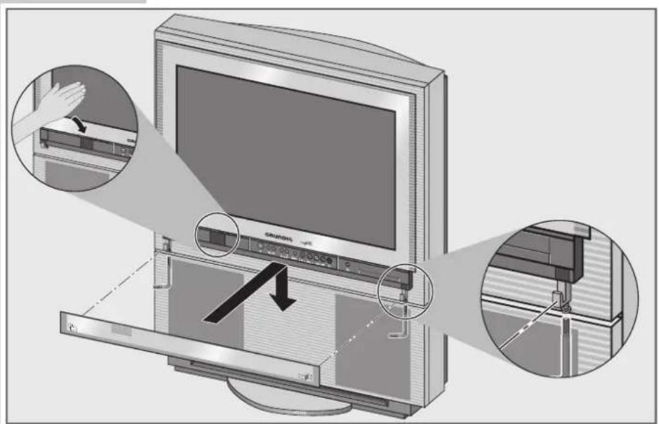 GRUNDIG MFW 82 720 9 DVD - Glasplaat voor de beeldbuis monteren - 2