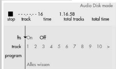 GRUNDIG MFW 82 720 9 DVD - Muziekprogramma samenstellen - 1