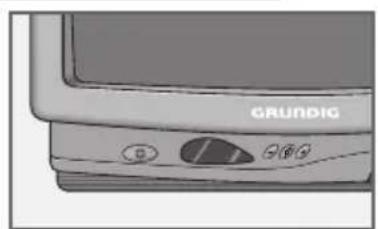 GRUNDIG T 51 2401 - De voorkant van het televisietoestel - 2