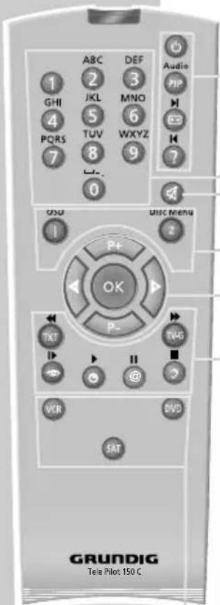 GRUNDIG Tele Pilot: 150 C