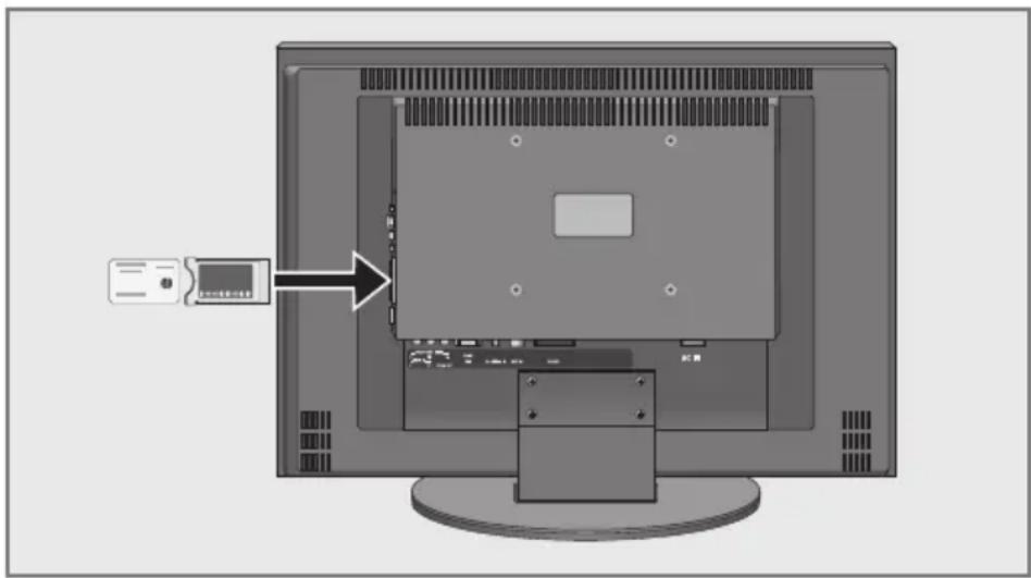 GRUNDIG Vision 6 26 6831 T - Common Interface inschuiven - 1
