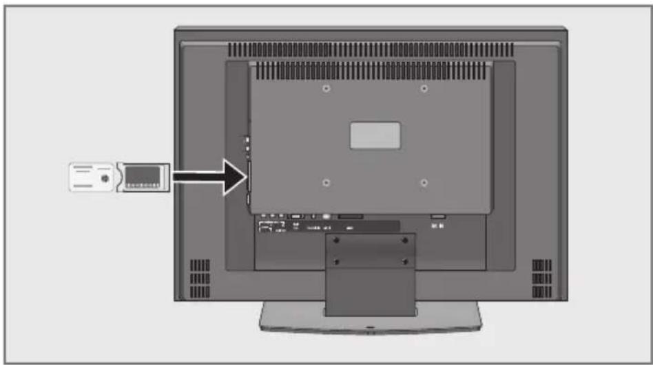 GRUNDIG Vision 3 26 3831 T - Common Interface inschuiven - 1