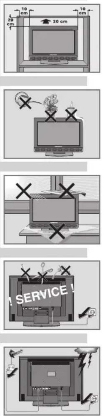 GRUNDIG Vision 3 26 3820 - INSTALLATIE EN VEILIGHEID - 1