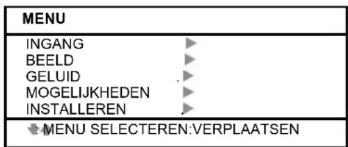 AKAI LMH30CJBA - MENU'S EN WEERGAVE OP HET SCHERM BEKIJKEN - 1