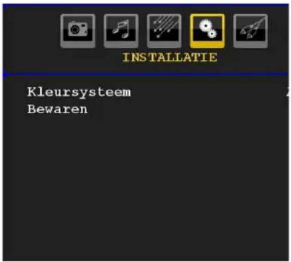 INSTALLATIE Kleursysteem Bewaren