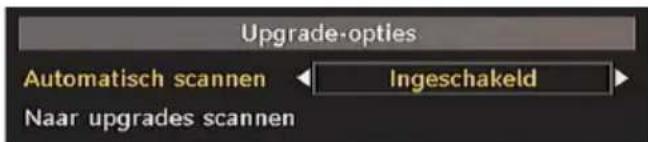 Upgrade-opties Automatisch scannen ← Ingeschakeld Naar upgrades scannen