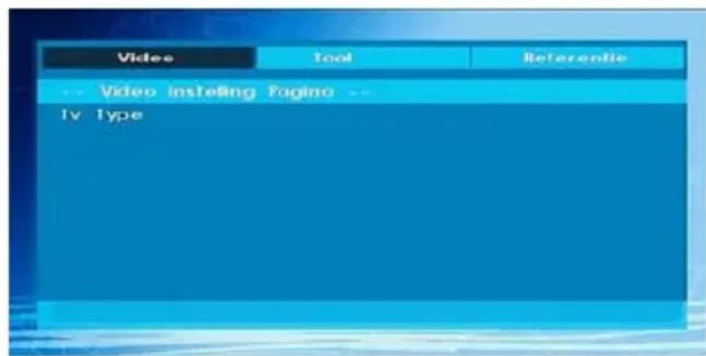 Video Tool Referentie Video Instelling Pages -- Iv Type